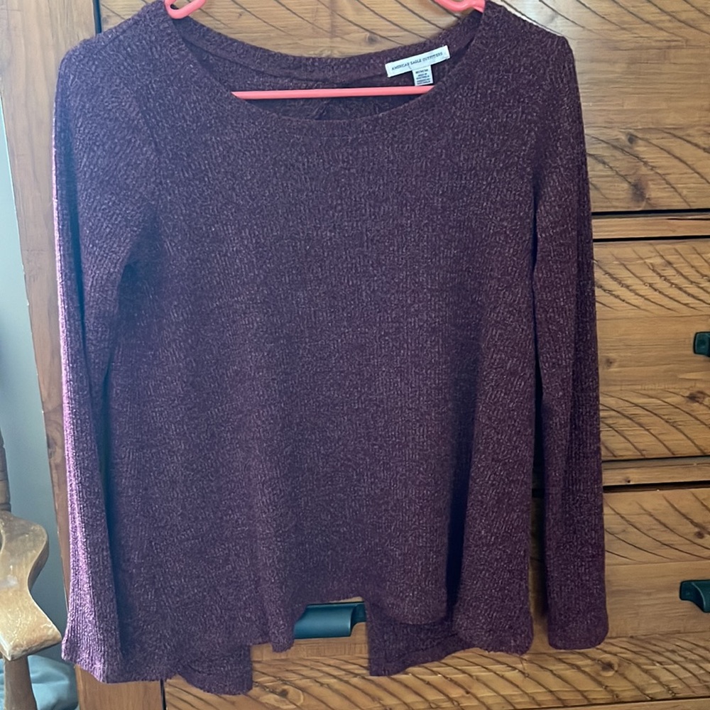 Open back Long sleeve top